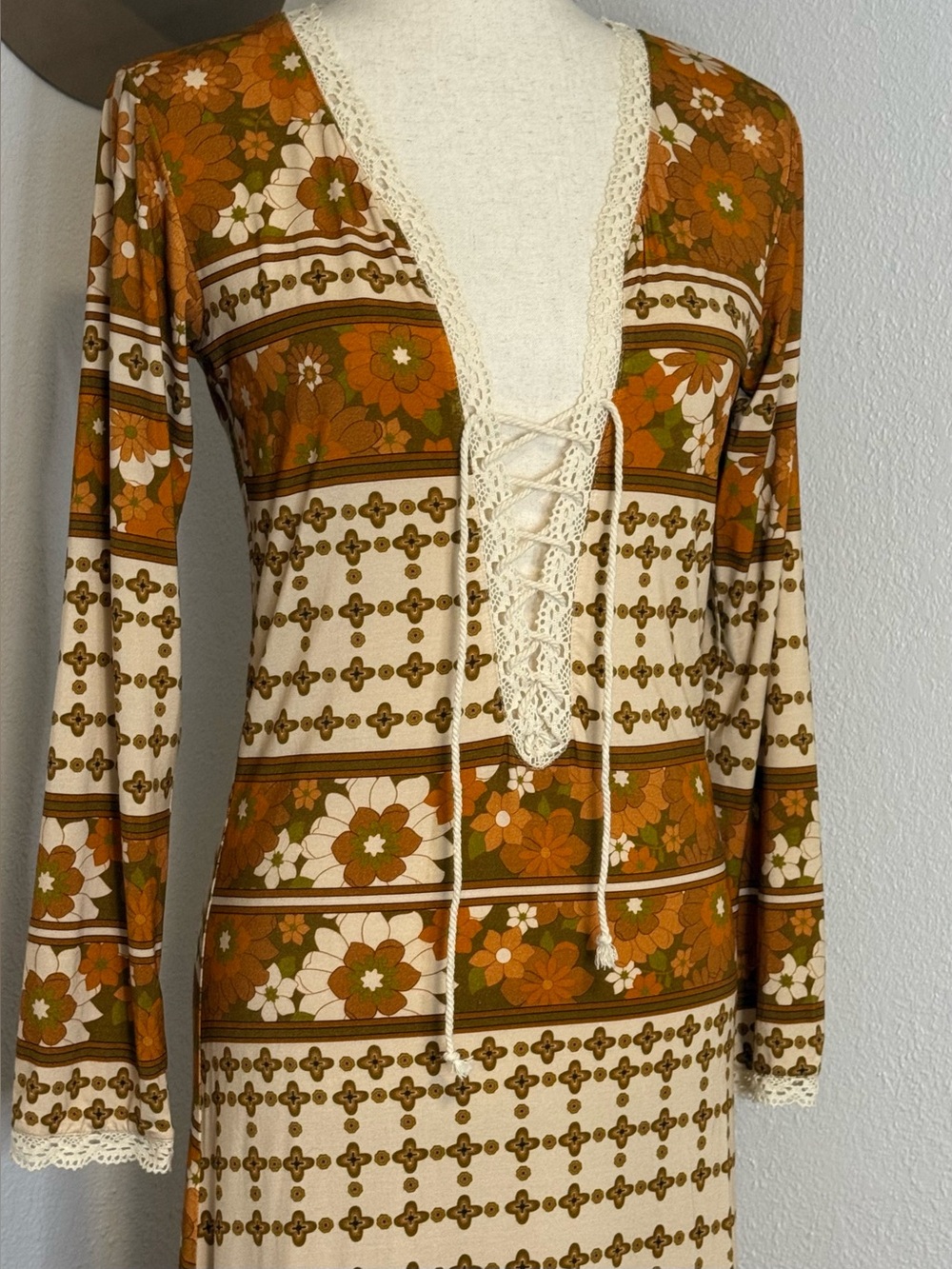 NWT Golden Brown the Label Goin’ to California Maxi Medium - Picture 5 of 12